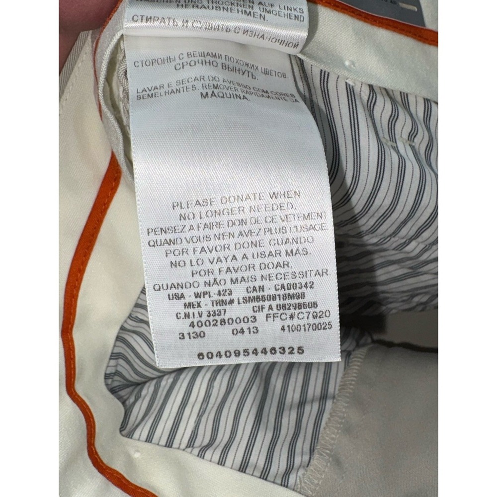 NWT Dockers Mens D1 Slim Fit Flat Front Tan Khaki Pants Size 33x32 - Picture 10 of 14